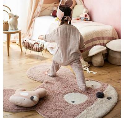 Χαλί δωματίου Lorena Canals woolable miss mighty mouse 100 x 120 εκ. στο Bebe Maison
