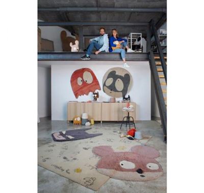 Χαλί δωματίου Lorena Canals woolable ghosty 100 x 100 εκ. στο Bebe Maison