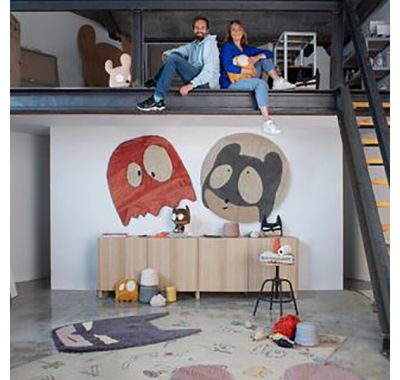 Χαλί δωματίου Lorena Canals woolable astromouse Ø 100 εκ. στο Bebe Maison