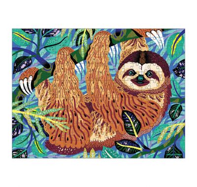 Παζλ Mudpuppy 300 κομματιών ζώα υπό εξαφάνιση πυγμαίος βραδύπους στο Bebe Maison