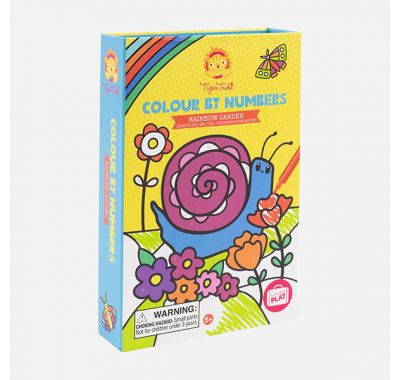 Μπλοκ ζωγραφικής Tiger Tribe με αρίθμηση πολύχρωμος κήπος στο Bebe Maison