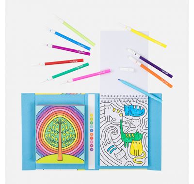 Μπλοκ ζωγραφικής Tiger Tribe με αρίθμηση πολύχρωμος κήπος στο Bebe Maison