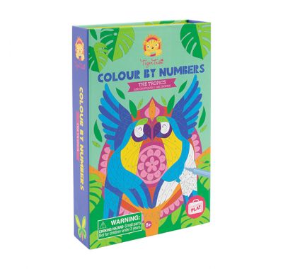 Μπλοκ ζωγραφικής Tiger Tribe με αρίθμηση the tropics στο Bebe Maison