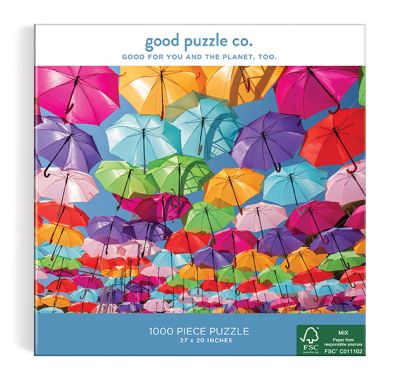 Παζλ Good Puzzle Company 1000 κομματιών rainbow umbrellas στο Bebe Maison