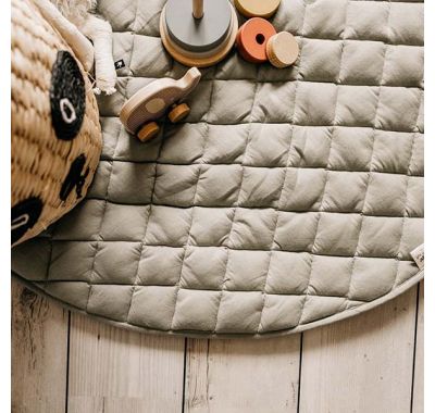 Στρώμα παιχνιδιού μαλακό Play & Go οργανικό βαμβάκι - τσάντα 2 σε 1 meadow green στο Bebe Maison