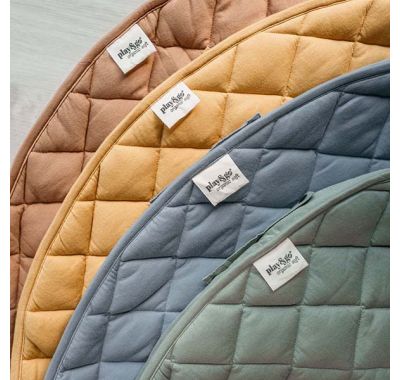 Στρώμα παιχνιδιού μαλακό Play & Go οργανικό βαμβάκι - τσάντα 2 σε 1 tawny brown στο Bebe Maison