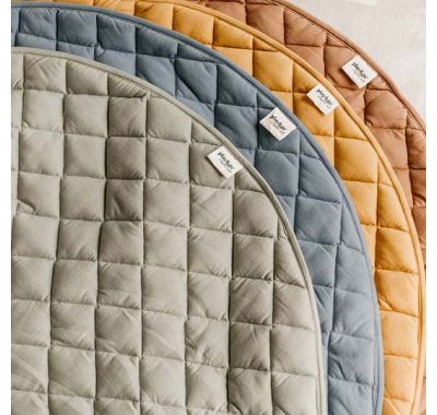 Στρώμα παιχνιδιού μαλακό Play & Go οργανικό βαμβάκι - τσάντα 2 σε 1 meadow green στο Bebe Maison