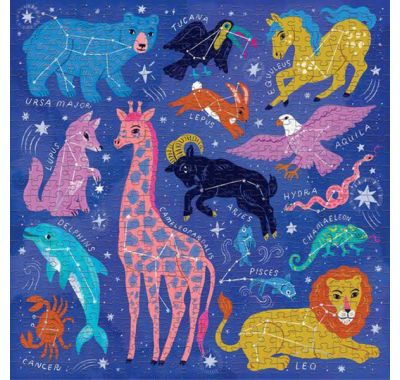 Παζλ Mudpuppy 500 κομματιών πλάσματα των αστερισμών στο Bebe Maison