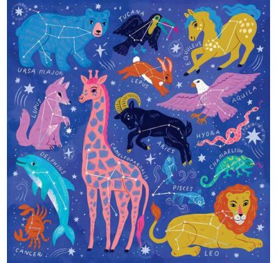 Παζλ Mudpuppy 500 κομματιών πλάσματα των αστερισμών στο Bebe Maison