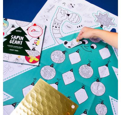 Αφίσα γίγας ΟΜΥ για ζωγραφική χριστουγεννιάτικο δέντρο στο Bebe Maison