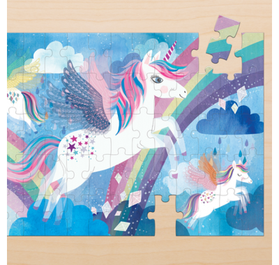 Παζλ Mudpuppy φακοειδές 75 κομματιών μονόκερος στο Bebe Maison