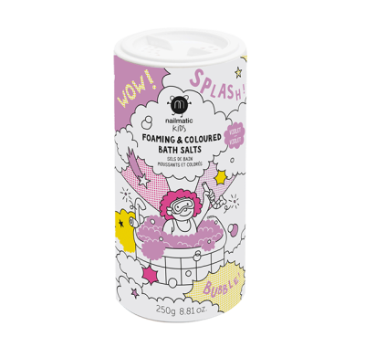 Foaming bath Nailmatic salt λιλά στο Bebe Maison