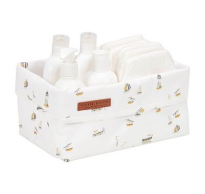 Καλάθι αλλαξιέρας Little Dutch μεγάλο sailors bay white στο Bebe Maison