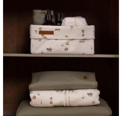 Καλάθι αλλαξιέρας Little Dutch μεγάλο sailors bay white στο Bebe Maison