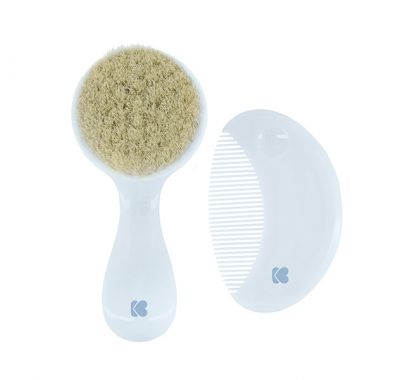 Βρεφική βούρτσα & χτένα Kikka Boo με φυσική τρίχα Savanna γαλάζιο στο Bebe Maison