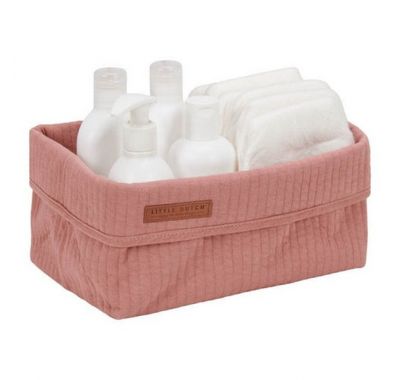 Καλάθι αλλαξιέρας Little Dutch μεγάλο Pure Pink Blush στο Bebe Maison