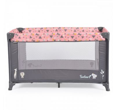 Παρκοκρέβατο Cangaroo safari ροζ στο Bebe Maison