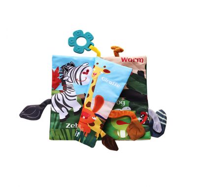 Εκπαιδευτικό βιβλίο δραστηριοτήτων Kikka Boo με μασητικό wild animals στο Bebe Maison