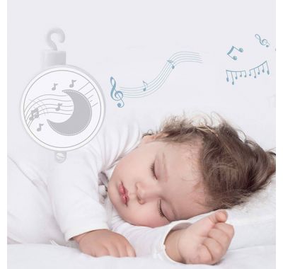 Μουσικό περιστρεφόμενο κρεβατιού Bebe Stars raccoon 854-186 στο Bebe Maison