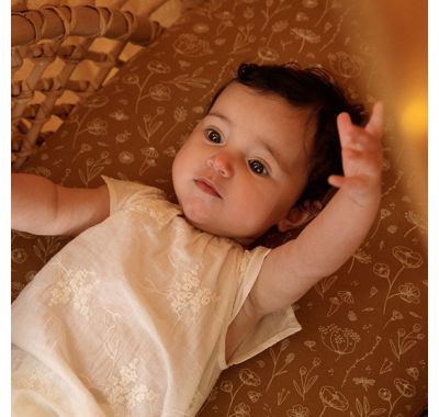 Κουνουπιέρα κρεβατιού Little Dutch Pure Ochre spice Υ:240εκ στο Bebe Maison