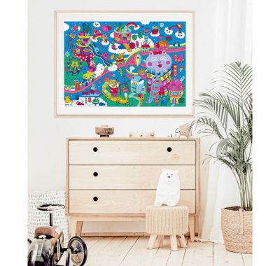 Αφίσα γίγας για ζωγραφική OMY Kawai στο Bebe Maison