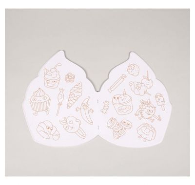 Σημειωματάριο - μπλοκ ζωγραφικής OMY με αυτοκόλλητα Cup Cake στο Bebe Maison