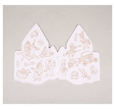 Σημειωματάριο - μπλοκ ζωγραφικής OMY με αυτοκόλλητα Πύργος πριγκίπισσας στο Bebe Maison