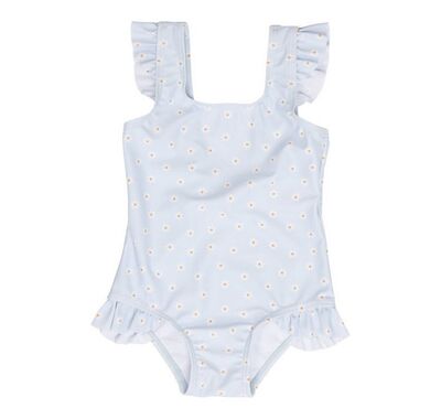 Βρεφικό μαγιό με βολάν Little Dutch Daisies Blue στο Bebe Maison