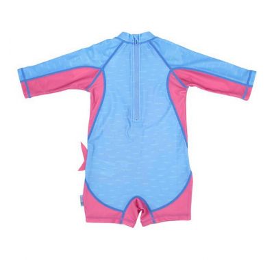 Βρεφικό μαγιό με UPF50 Zoocchini Surf Suit Pink Shark στο Bebe Maison