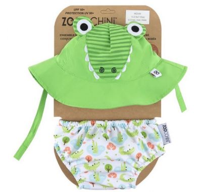 Baby Set and Hat with Upf50+ Zoocchini Alligator 6-12m στο Bebe Maison