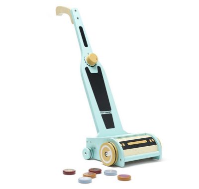 Wooden vacuum cleaner Kids Concept Blue Kid's Hub στο Bebe Maison