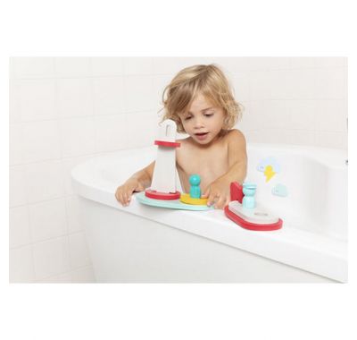 Παιχνίδι μπάνιου - παζλ "Φάρος & βαρκάκι" Quut στο Bebe Maison