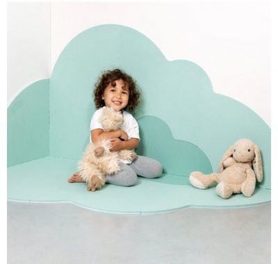Δάπεδο παιχνιδιού Σύννεφο μεγάλο 175Χ145 Quut απαλό πράσινο στο Bebe Maison