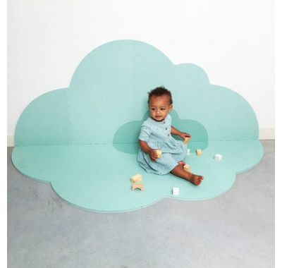 Δάπεδο παιχνιδιού Σύννεφο μεγάλο 175Χ145 Quut απαλό πράσινο στο Bebe Maison