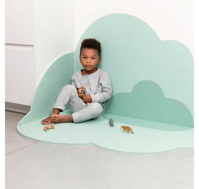 Δάπεδο παιχνιδιού Σύννεφο μεγάλο 175Χ145 Quut απαλό πράσινο στο Bebe Maison