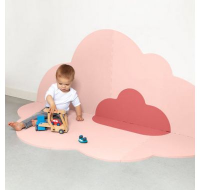 Δάπεδο παιχνιδιού Σύννεφο μεγάλο 175Χ145 Quut ροζ στο Bebe Maison