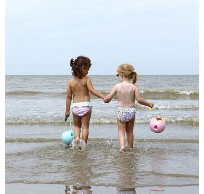 Κουβαδάκι άμμου σε μπάλα μικρό Quut γαλάζιο-κίτρινο στο Bebe Maison