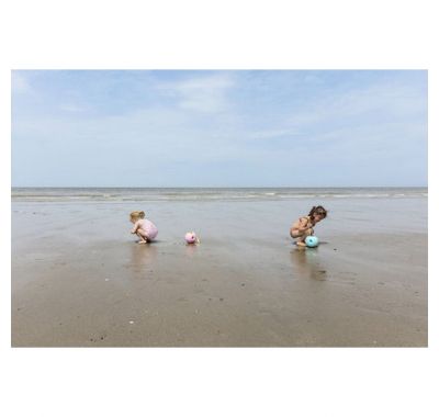 Κουβαδάκι άμμου σε μπάλα μικρό Quut γαλάζιο-κίτρινο στο Bebe Maison