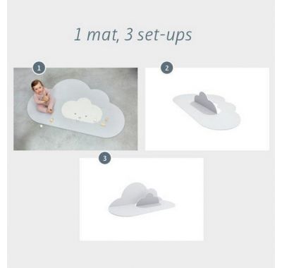 Δάπεδο παιχνιδιού σύννεφο μικρό 145Χ90 Quut γκρι στο Bebe Maison