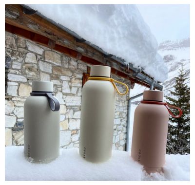 Ανοξείδωτο μπουκάλι θερμός Ekobo 500 ml Ivory στο Bebe Maison