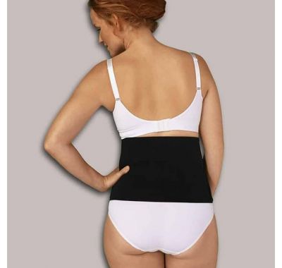 Ρυθμιζόμενη ζώνη σύσφιξης Carriwell από οργανικό βαμβάκι S/M & L/XL μαύρο στο Bebe Maison