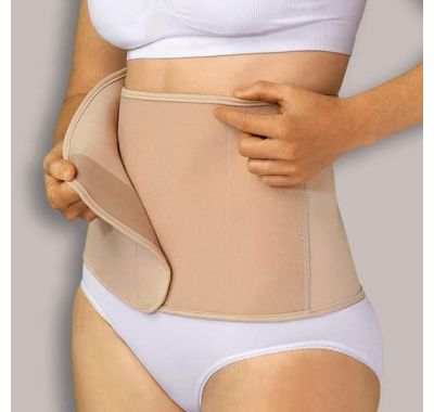 Ρυθμιζόμενη ζώνη σύσφιξης Carriwell από οργανικό βαμβάκι S/M & L/XL μαύρο στο Bebe Maison