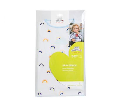 Σαλιάρα και ποδιά Baby to love αδιάβροχη με μανίκια Rainbow print στο Bebe Maison