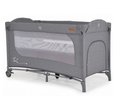 Διώροφο παρκοκρέβατο Cangaroo Skyglow 2 grey στο Bebe Maison