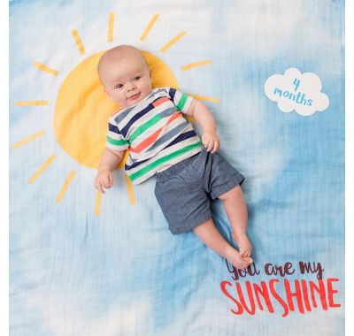 Βρεφικό σετ δώρου με milestones Lulujo You are my sunshine στο Bebe Maison