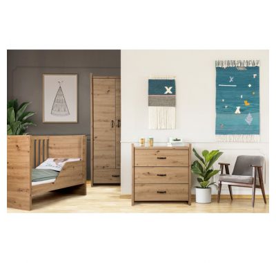 Ξύλινη αποσπώμενη αλλαξιέρα Klups Amelia oak στο Bebe Maison