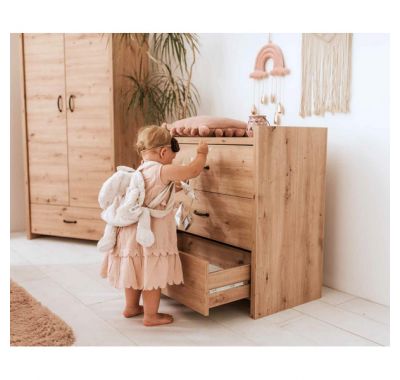 Βρεφική δίφυλλη ντουλάπα Klups Amelia oak στο Bebe Maison