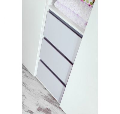 Βρεφική τρίφυλλη ντουλάπα Klups Dalia 120x50x183 στο Bebe Maison
