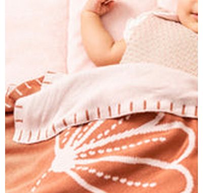 Βρεφικό κουβερτάκι Nattou Susie and Bonnie 75Χ100 rust στο Bebe Maison