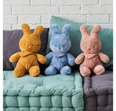 Λούτρινο λαγουδάκι Nattou Tipidou ροζ στο Bebe Maison